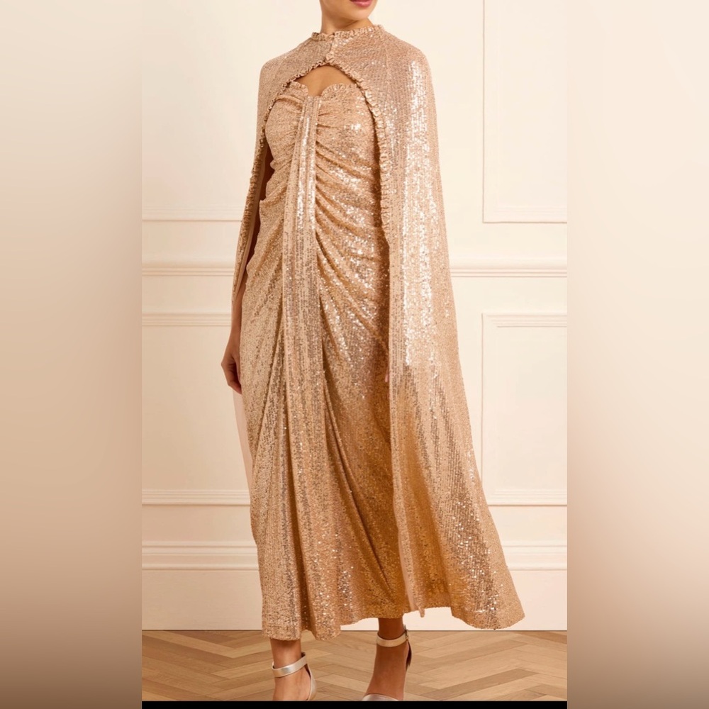 Needle & Thread Amora Long Cape S/M